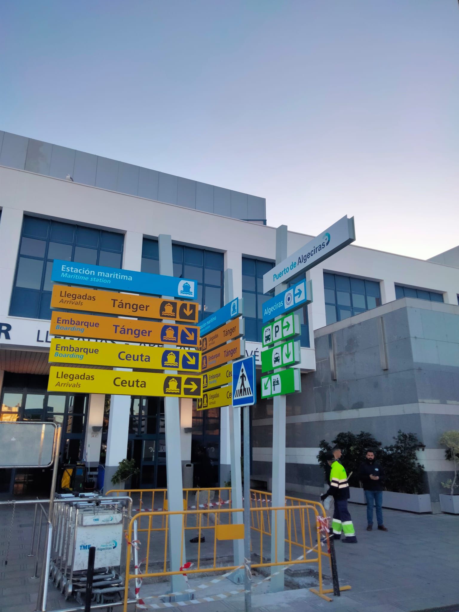 Señalética Estaciones Marítimas de Algeciras y Tarifa